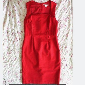 Banana Republic Fitted Red  Dress